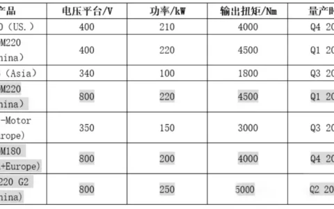细数国内外800V电驱动产品和技术