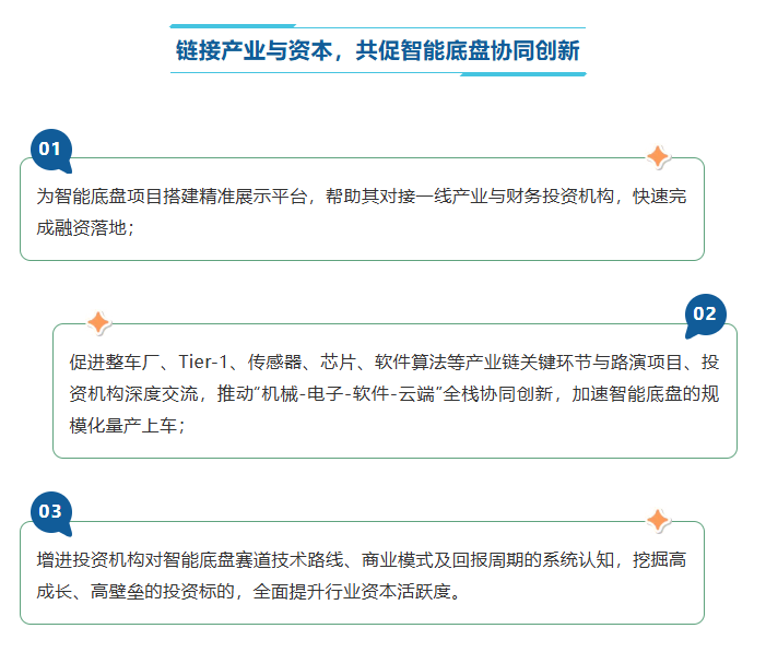 找项目、寻投资、促协同！2025ATC上海汽车底盘展投融资路演，解锁智能底盘新机遇