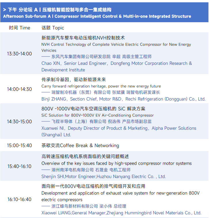 倒计时2天!9月21-23日ATC技术峰会议程发布~(压缩机、机器人、空气悬架、自动驾驶)
