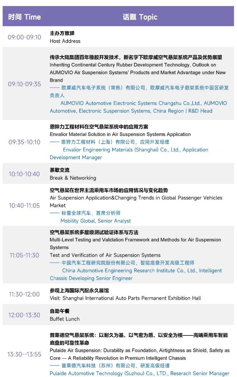倒计时2天!9月21-23日ATC技术峰会议程发布~(压缩机、机器人、空气悬架、自动驾驶)